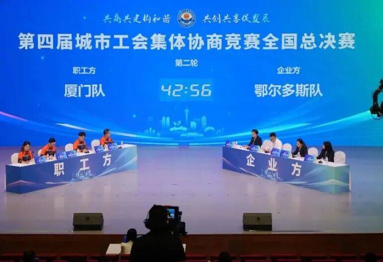 比赛结果揭晓<strong></p>
<p>机器人股票</strong>!第四届城市工会集体协商竞赛全国决赛在川落幕