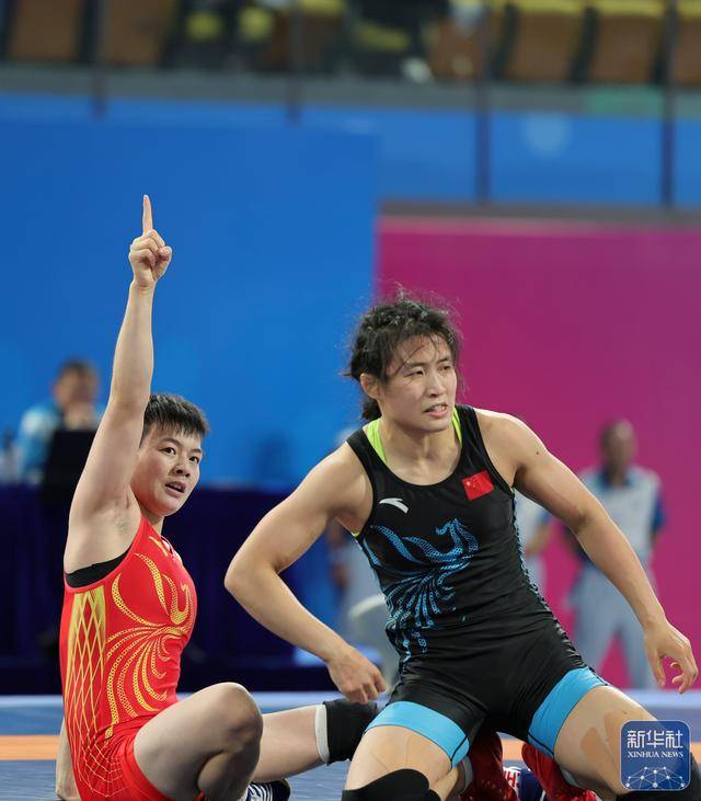 全运会｜洪可新夺得摔跤女子自由式57公斤级冠军